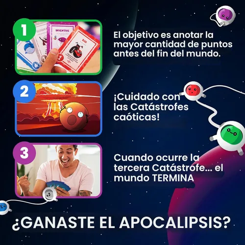 Vista 4 de Doomlings - Un encantador juego de cartas para el fin del mundo - Mejor nuevo juego de estrategia de cartas para adultos, niños y adolescentes 2-6