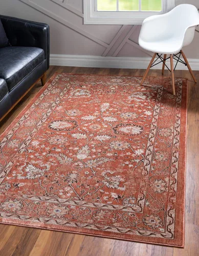 Vista 9 de Unique Loom Oslo Collection - Alfombra de área Osterbro (2 pies x 5 pies 1 pulgada, beige/marrón claro)
