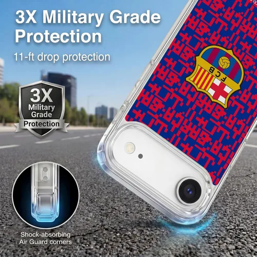 Vista 56 de Head Case Designs Funda de gel suave con licencia oficial del FC Barcelona Barca Crest Graphics [protección de grado militar] compatible con Apple