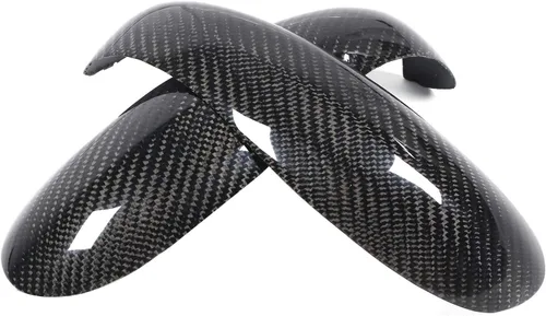 Vista 3 de Fydun Cubierta de espejo retrovisor interior automotriz Add-On Fit para Cayman 997 911 987 2pcs fibra de carbono