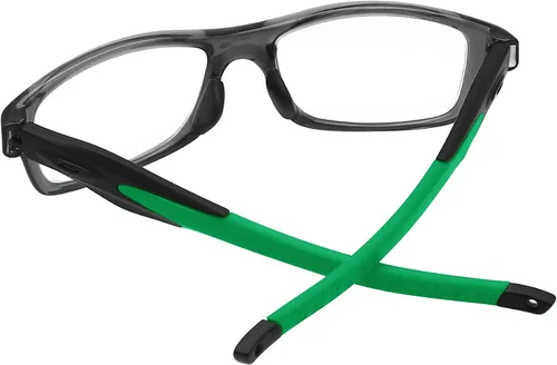 Vista 4 de BroLizard - Brazos de repuesto para Oakley Crosslink Glass Satin Black Frame - Verde oscuro