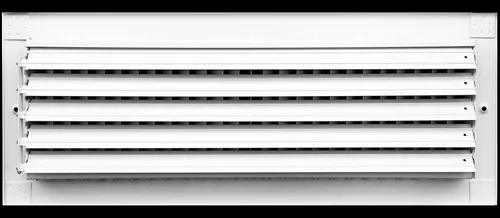 Vista 5 de Difusor de suministro de aire ajustable de 18 pulgadas de ancho x 6 pulgadas de alto - cubierta de ventilación de HVAC para pared lateral o techo