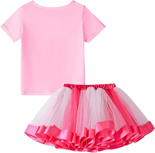 Vista 3 de SHELOVESIT Conjunto de disfraz de princesa melocotón para niñas, vestido de tutú de princesa de Super Bros para cosplay, fiesta de Halloween