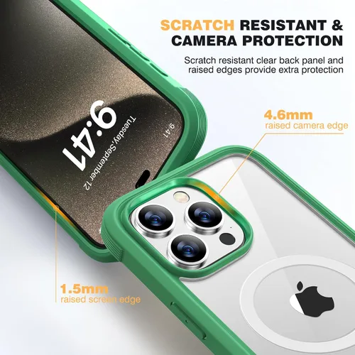 Vista 417 de DIACLARA - Funda transparente compatible con iPhone XR 6.1 pulgadas 2018