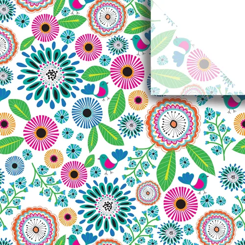 Vista 11 de Jillson Roberts Papel de seda impreso de alta calidad, 240 hojas, 20 x 30 pulgadas, ramo