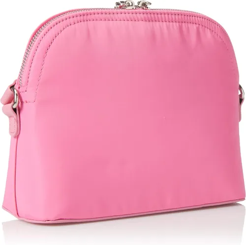 Vista 5 de Steve Madden Daren - Bolso cruzado de nailon con cúpula, color rosa claro, Rosa claro