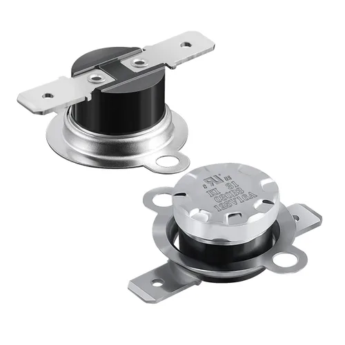 Vista 28 de UL/CUL KSD301 125V 16A Termostato, 32 °F/32°F Off NC AutoReset Normally Closed -10°C/14°F On Bimetal Thermostat for freezers, refrigerators