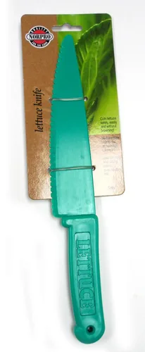 Vista 5 de Norpro 586, Cuchillo para lechuga azul, 28.5 cm/11.25 pulgadas (Paquete de 2)