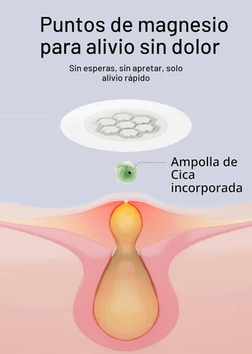Vista 4 de EasyDerm Quick Microdart - Parche para espinillas de magnesio 10ea Calmante rápido