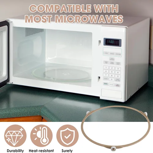 Vista 5 de Paquete de 1 anillo de soporte giratorio para horno de microondas, soporte circular (sin plato giratorio de vidrio incluido), compatible con Lg