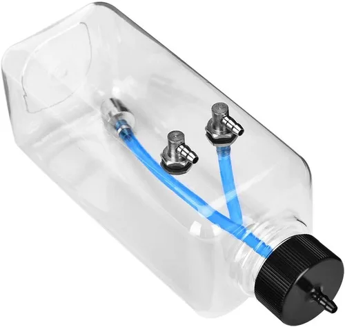 Vista 4 de Ejoyous Combustible de gas para motor RC, combustible de plástico transparente para avión RC control remoto, piezas de accesorios