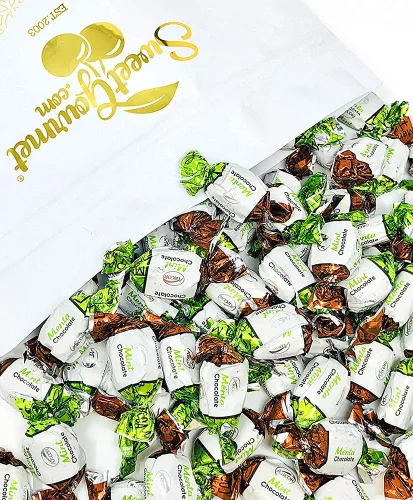 Vista 10 de SweetGourmet Mentas rellenas de chocolate Caramelos duros prémium Caramelos a granel Arcor 1 libra
