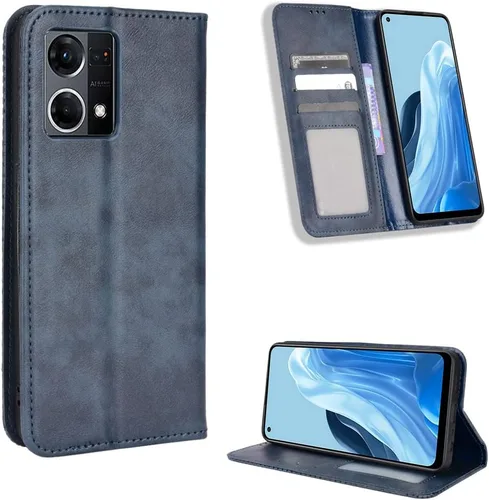Vista 64 de Funda para BLU Bold N2, funda de piel sintética para BLU Bold N2, funda para BLU Bold N2 5G N0050UU Funda de piel sintética negra Negro