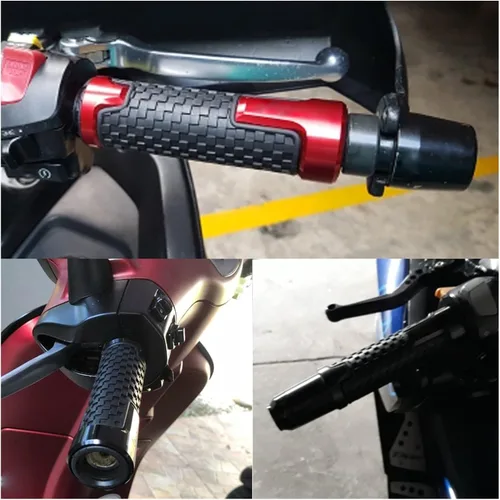 Vista 3 de Motorcycle Handlebar Grips for XJ6 N S 1995 1996 1997 1998 1999 2000 2001 2002 2003 CNC Moto Racing Grips Motorcycle Handle and Ends Handlebar Grip