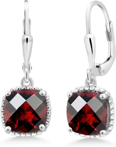 Vista 113 de Gem Stone King Aretes colgantes de plata de ley 925 de 0.315 pulgadas para mujer