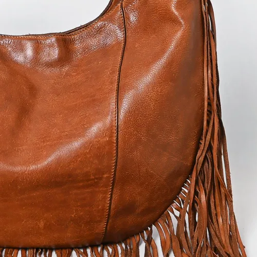 Vista 4 de SPAGHETTI WESTERN Bolso Hobo de cuero de grano completo - SWC127 Bolso Hobo Bolso Hobo de cuero Bolso de cuero de grano completo Bolso de cuero