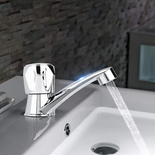 Vista 7 de Watris Veiyi Grifo de agua fría individual, grifo de agua ABS, grifo de agua fría, lavabo de baño Accesorios para fregadero de cocina G1/2