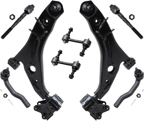 Vista 183 de Detroit Axle - Kit de brazos de control de extremo de 8 piezas para Toyota 2001-2003 Highlander 2002-2003 Camry Lexus ES300, 2 conjuntos de brazos