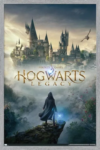 Vista 13 de Trends International Harry Potter: Hogwarts Legacy - Póster de pared de arte clave, 22.4 pulgadas de largo x 14.7 pulgadas, versión enmarcada