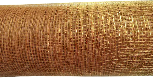 Vista 9 de YYCRAFT cinta metálica de malla de poliéster para decoración y manualidades, 10 yardas Rosa