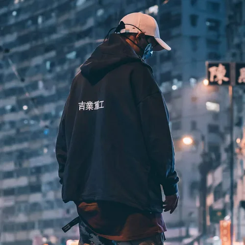 Vista 3 de MFCT Sudadera bordada I-tech con capucha de embudo para hombre