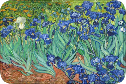 Vista 24 de INVIN ART Claude Monet Water Lilies Non-Slip Door Mat Art Decor