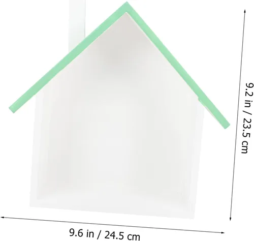Vista 3 de Hemoton Estantes flotantes únicos de madera para decoración de pared, estante multifuncional para decoración del hogar