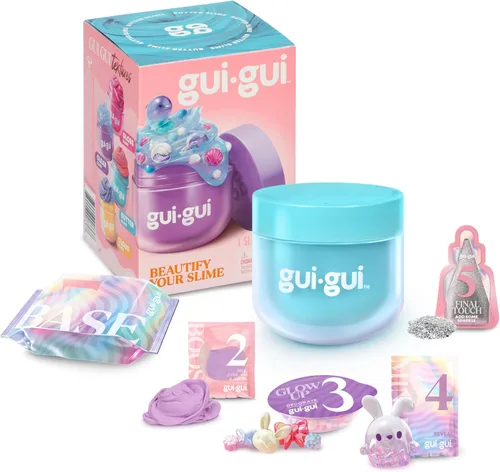 Vista 7 de Kit de Slime Gui Gui - Paquete de 2 Slimes Perfumados, Mantequilla y Nube, Proceso de Bricolaje de 5 Pasos para Personalizar tu Ultimate Slime