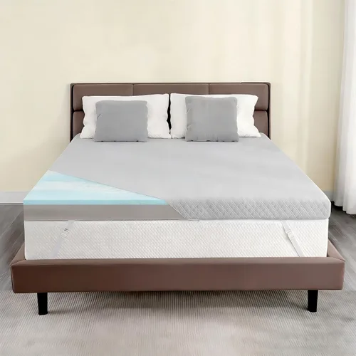 Vista 11 de WEUP Extra Firm Twin Mattress Topper, Bamboo Charcoal Infusion, Skin-Friendly, CertiPUR-US Certified - 2-Layer Support Topper (3-4" Thick)