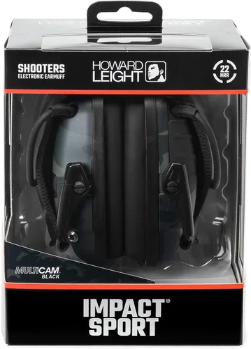 Vista 8 de Howard Leight by Honeywell Impact Sport Sound Amplification Electronic Shooting Earmuff, MultiCam Black (R-02527)