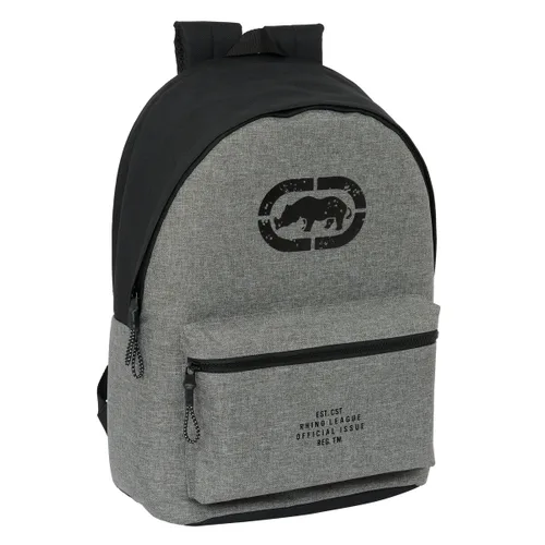 Vista 2 de Mochila para Portátil Eckō Unltd. Rhino Negro Gris