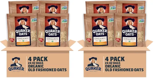 Vista 13 de Quaker - Avena Gluten Free Old Fashioned Rolled (sin gluten), Non GMO Project Verified (verificada como alimento no transgénico), bolsas resellables