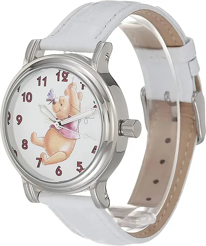 Vista 4 de Disney Reloj analógico de cuarzo para adultos Blanco Reloj de cuarzo
