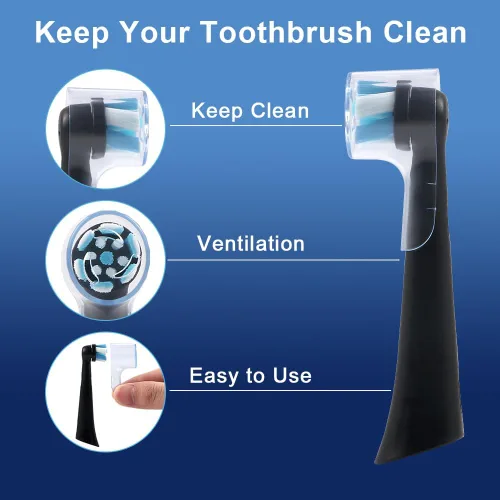 Vista 3 de Cubiertas para cabezales de cepillo de dientes iO, cubiertas para cabezales de cepillo de dientes iO para Ultimate Clean, Gentle Care y Ultimate