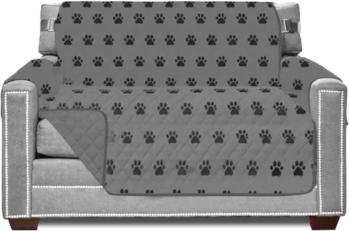 Vista 27 de Sofa Shield Funda de sofá con correa, reversible, resistente a las manchas y al desgarro, funda acolchada de microfibra, lavables, asiento de 62