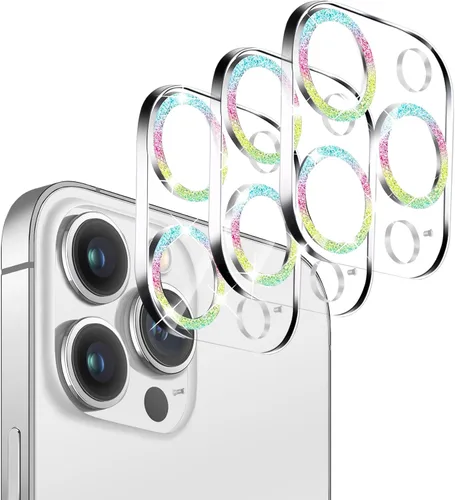 Vista 32 de Dengduoduo Paquete de 3 protectores de lente de cámara para iPhone 13 de 6.1" y iPhone 13 Mini de 5.4", vidrio templado, Ultra HD, dureza 9H Todo