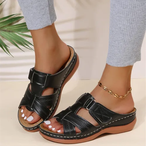 Vista 2 de Ladmiple - Sandalias ortopédicas de verano para mujer con soporte de arco para fascitis plantar