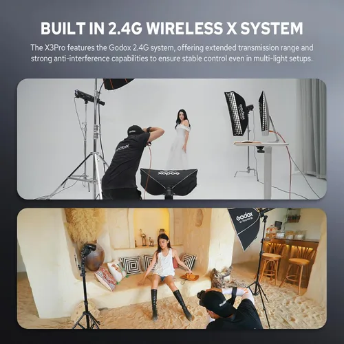 Vista 5 de GODOX X3 Pro S X3Pro-S TTL - Disparador de flash inalámbrico para Sony, transmisor de flash con pantalla táctil inalámbrica de 2.4G, compatible