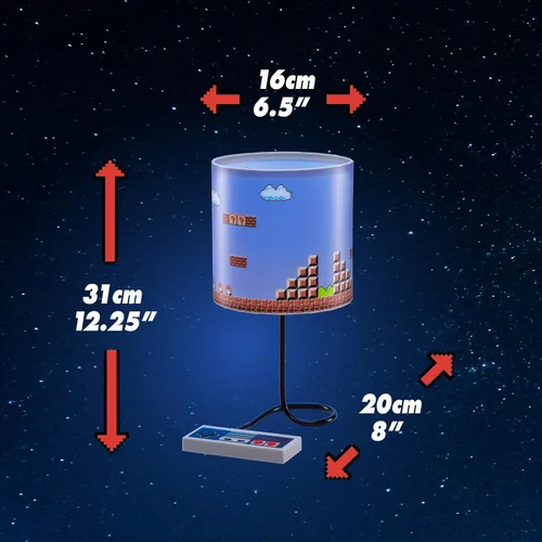 Vista 4 de Paladone Lámpara decorativa clásica con temática de Nintendo Super Mario Bros