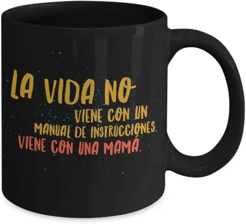 Vista 2 de Regalo Para Mama Vaso, taza de café divertidas, tazas personalizadas, taza de café inspiradoras, taza con mensajes positivos.
