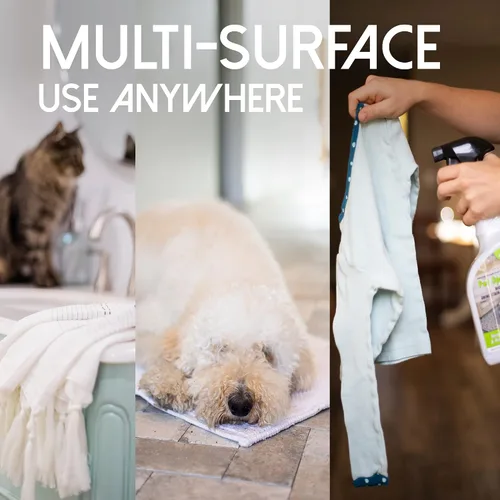 Vista 5 de ForceField® Pet SpotBlaster - Eliminador de manchas y olores de orina bio-enzimático, 32 onzas