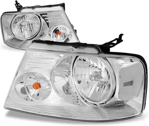 Vista 14 de Auto Dynasty Conjunto de faros delanteros compatible con Ford Bronco F-150 F-250 F-350 1987-1991, reemplazo de faros halógenos del lado