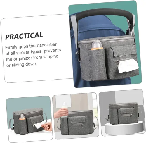 Vista 4 de Toddmomy Bolsa de viaje para mamá, bolsa de viaje para mamá, bolsa de viaje mochila de viaje, bolso de mano, bolso grande para cochecito, bolsa