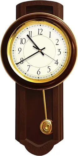 Vista 6 de Gejoy Kit de reemplazo de mecanismo de reloj de péndulo, mecanismo de movimiento de agujas de cuarzo de eje largo para bricolaje