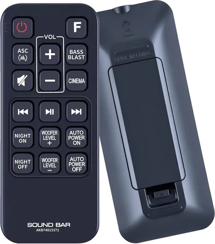 Vista 28 de Control remoto de repuesto para control remoto Polk FR1, compatible con sistema de altavoces de barra de sonido Polk Audio FR1 RE9520-1 DSB1 D581