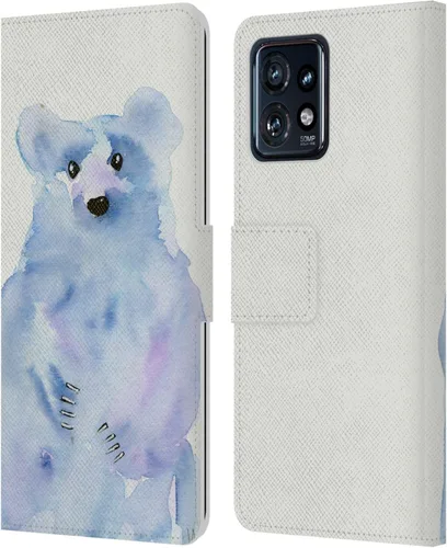 Vista 16 de Head Case Designs Officially Licensed Wyanne Quiet Creative Animals 2 Leather Book Wallet Case Cover Compatible with Motorola Moto Edge 40 Pro