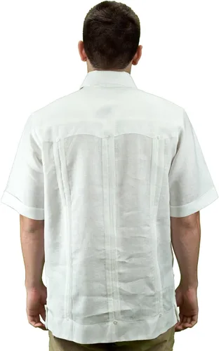 Vista 2 de Mycubanstore - Camisa de lino para hombre