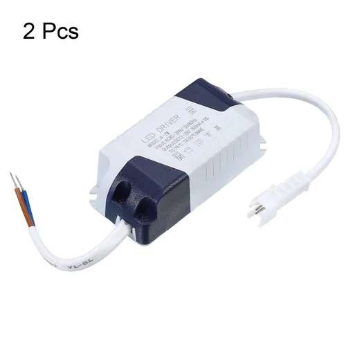 Vista 3 de PATIKIL 4-7W 300mA LED Driver, 2pcs AC 85-265V Salida 12-28V DC Conector Macho Conector Rectificador de Corriente Constante Transformador Fuente