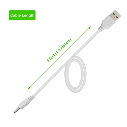 Vista 4 de Bitvae - Cable de carga de repuesto para cepillo de dientes recargable Aquasonic, cepillo dental eléctrico Bitvae D2/S2, hilo dental C2, cable