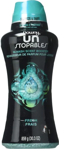 Vista 11 de Downy Unstopables - Perlas potenciadoras de aroma de lavandería para lavadora, exuberante, 10 onzas (paquete de 4)